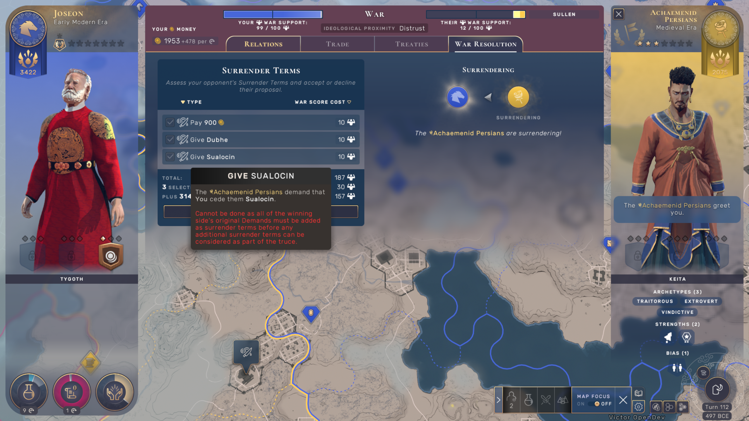 [Suggestion] Start & End War screen overhaul - Humankind