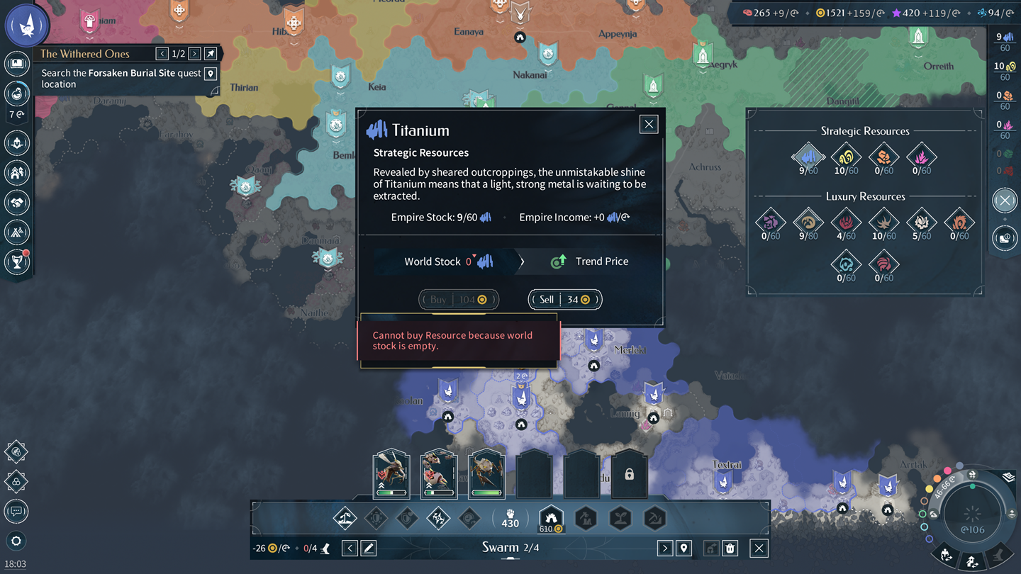 No core resources on map - Endless Legend 2