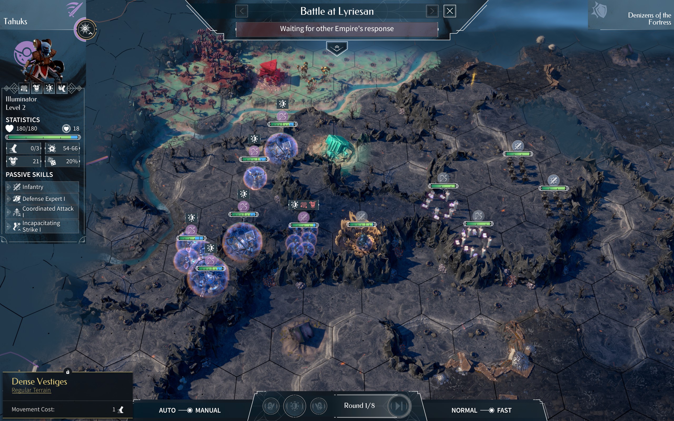 Enemies pausing during combat preventing it from moving foward ...