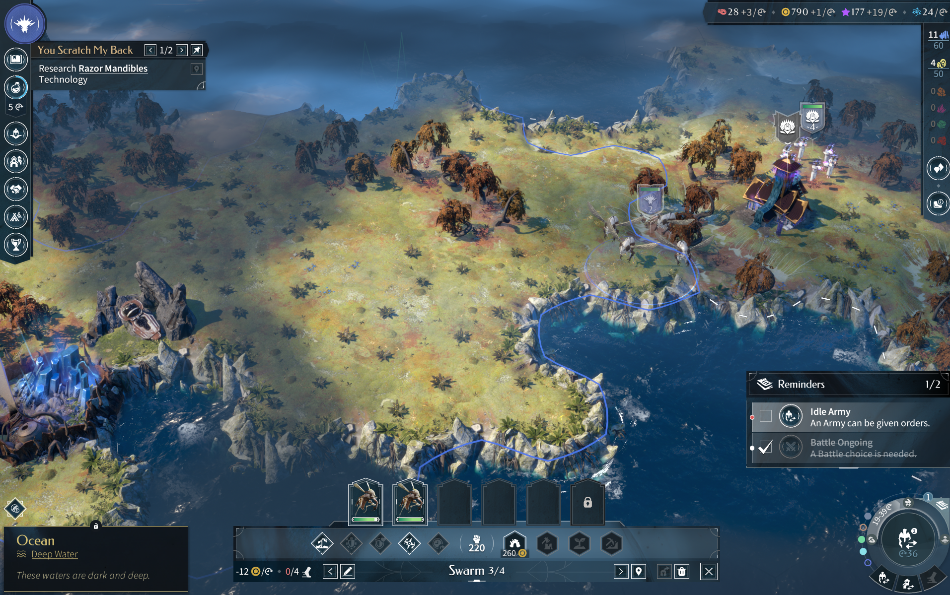 curiosities not visible from world map after combat - Endless Legend 2