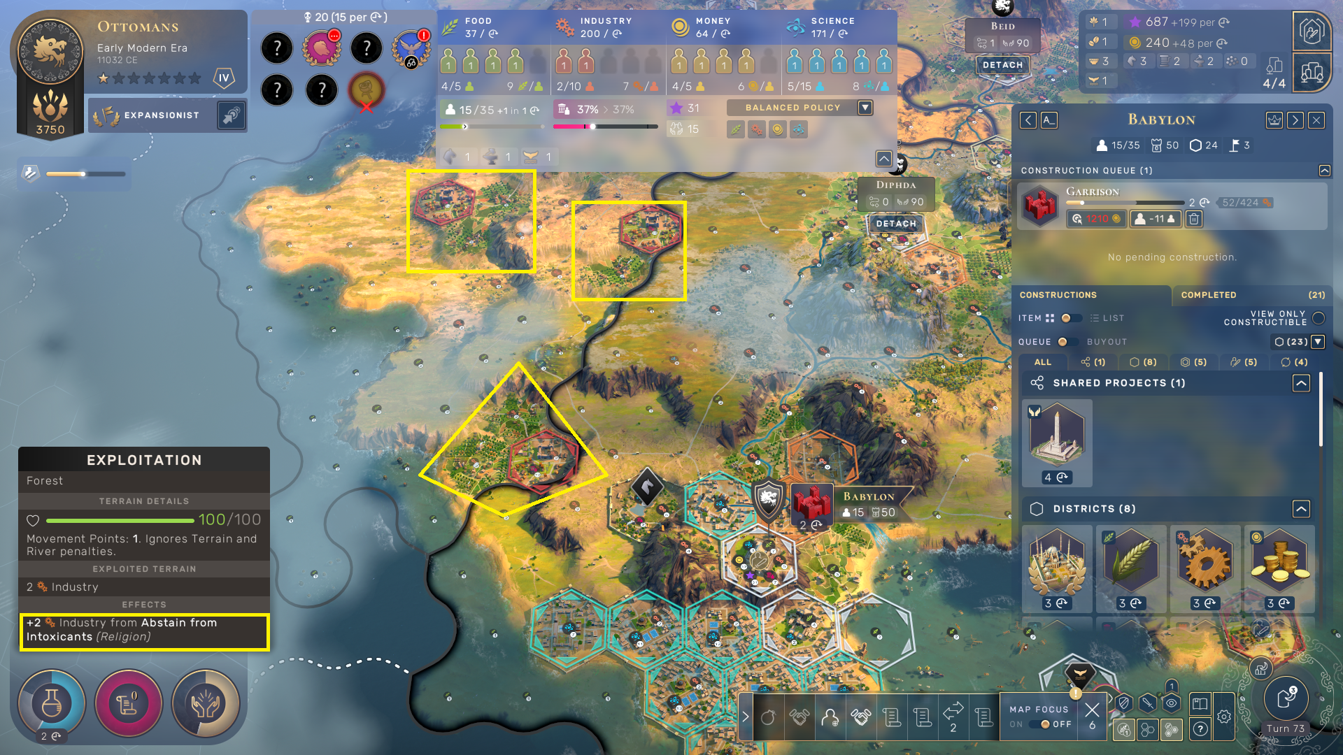 [PC/Steam v1.0.01.0059] Garrison exploits tiles in its zone of control ...