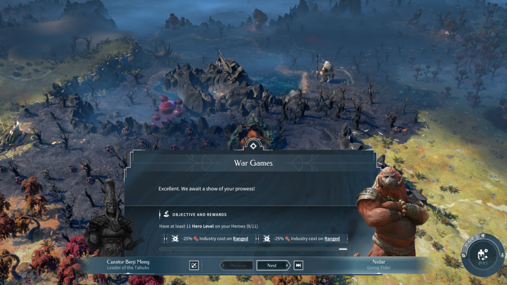 Quest wont begin - Endless Legend 2