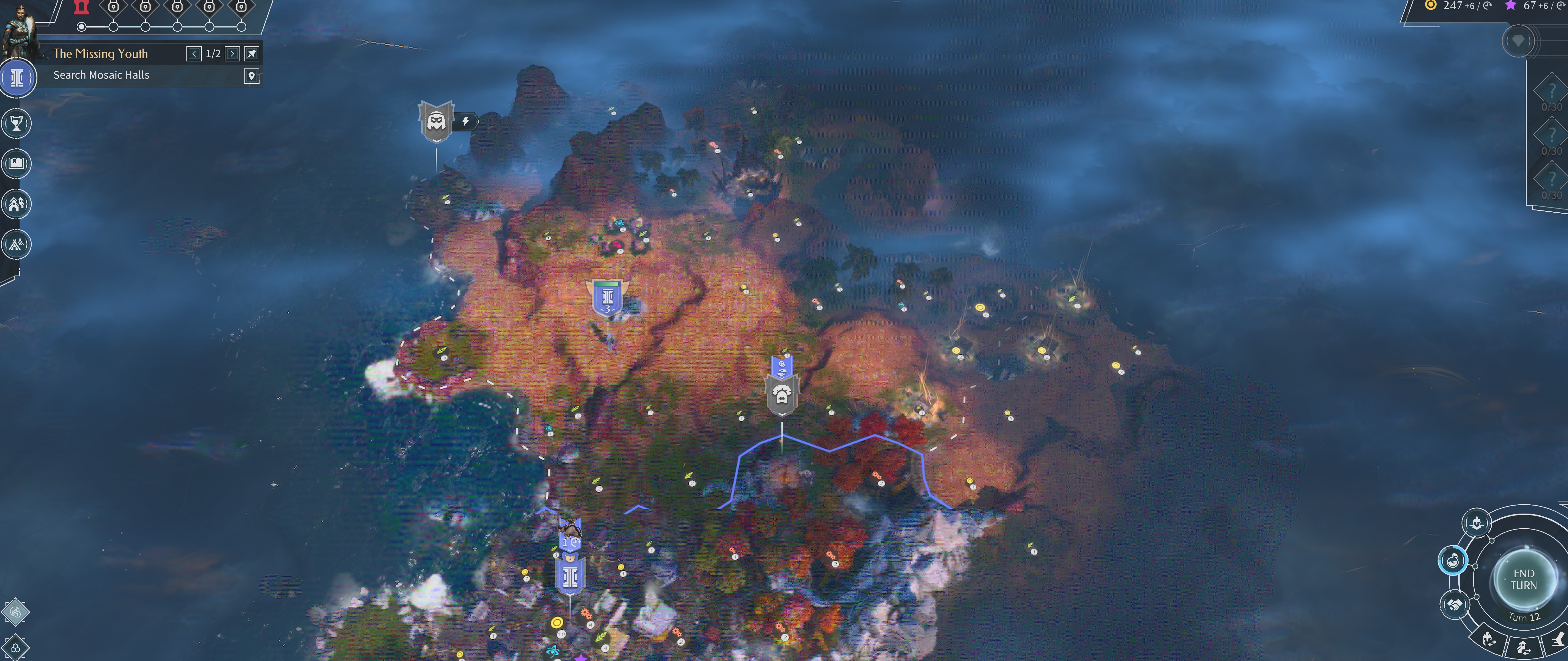 Entire map covered with visual artifacts - Endless Legend 2